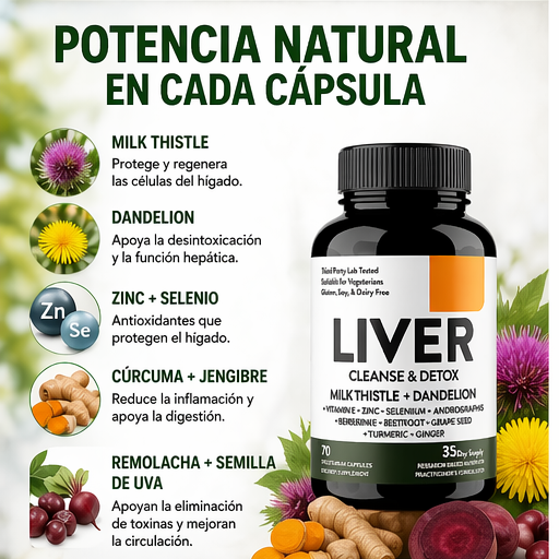👉 Liver Cleanse Detox™ | Desintoxica tu cuerpo y recupera tu energía natural
